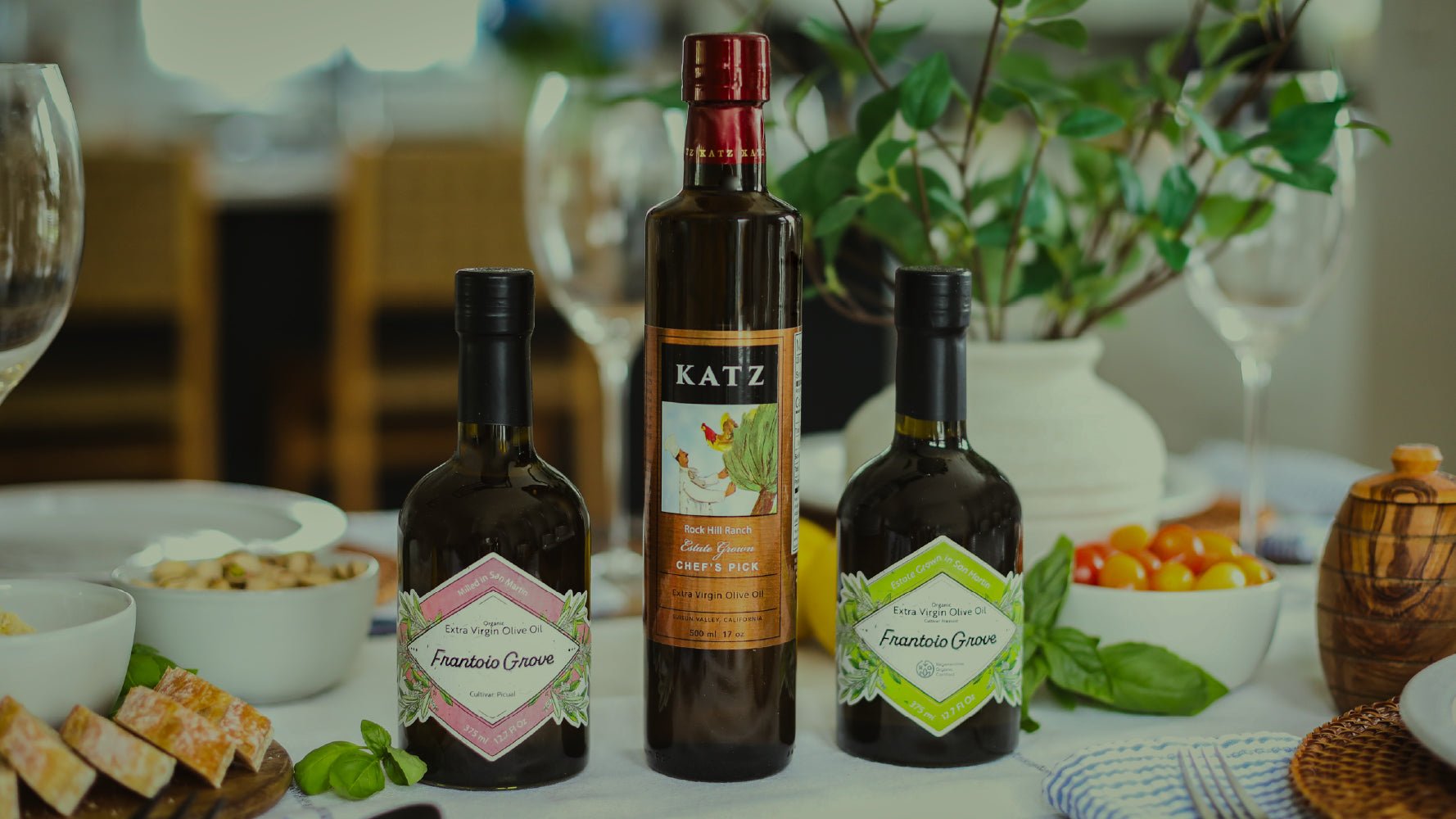 Extra Virgin Olive Oil From California - Frantoio Grove