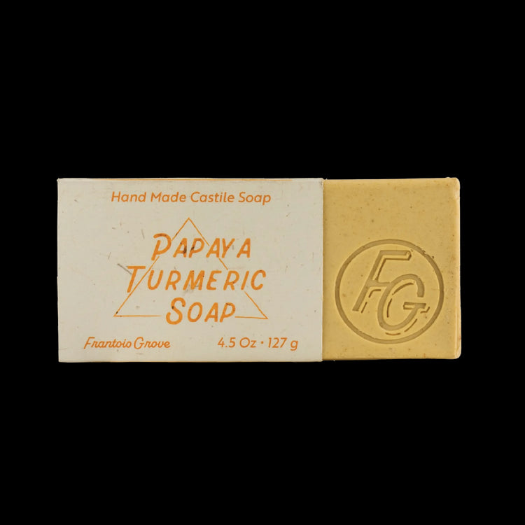 Papaya Turmeric Soap - Bar soap - Frantoio Grove