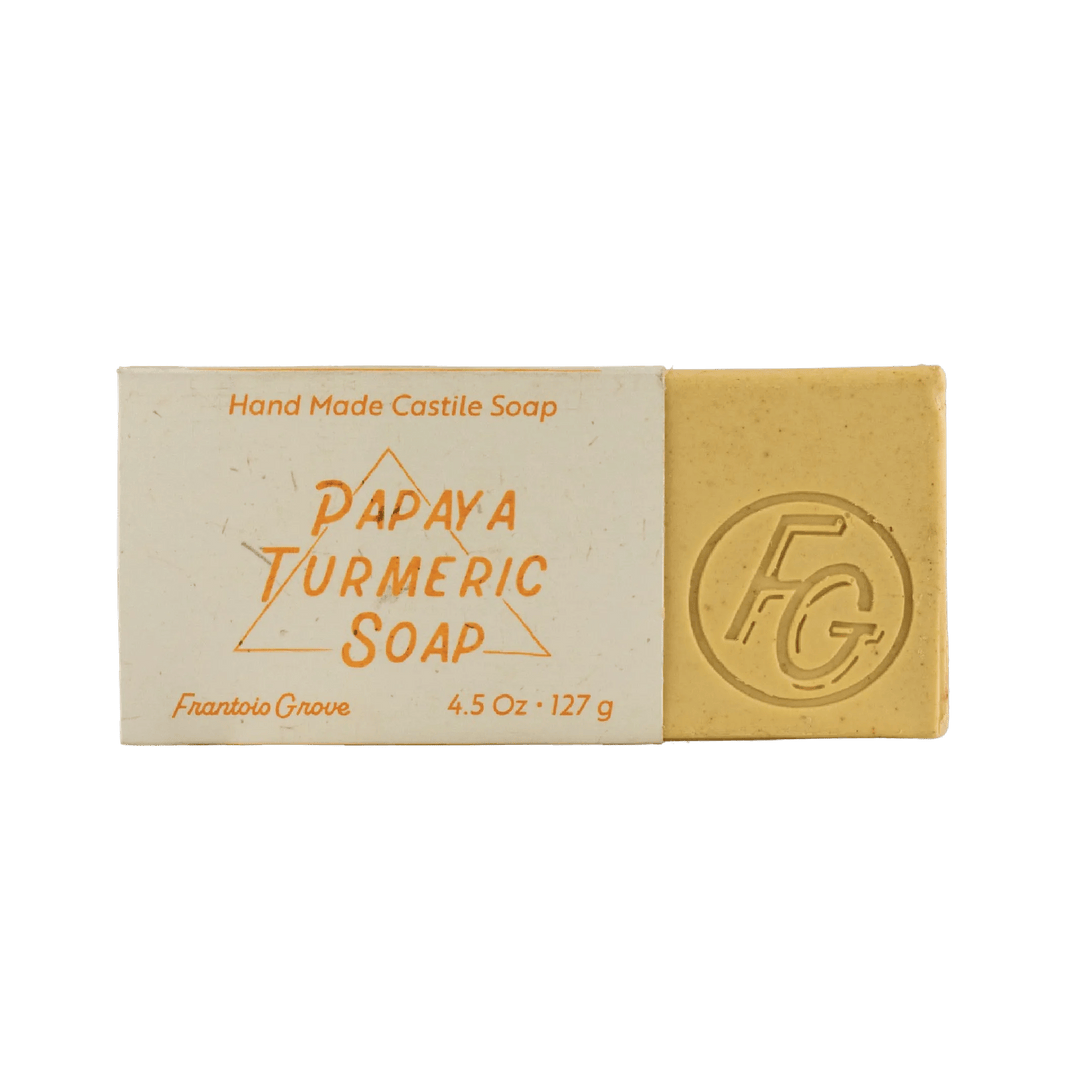 Papaya Turmeric Soap - Bar soap - Frantoio Grove