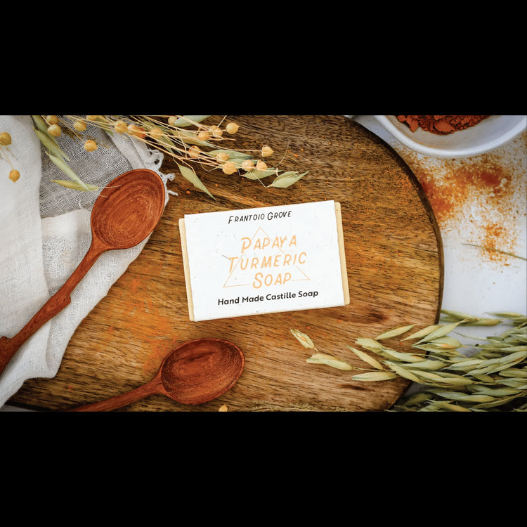 Papaya Turmeric Soap - Bar soap - Frantoio Grove