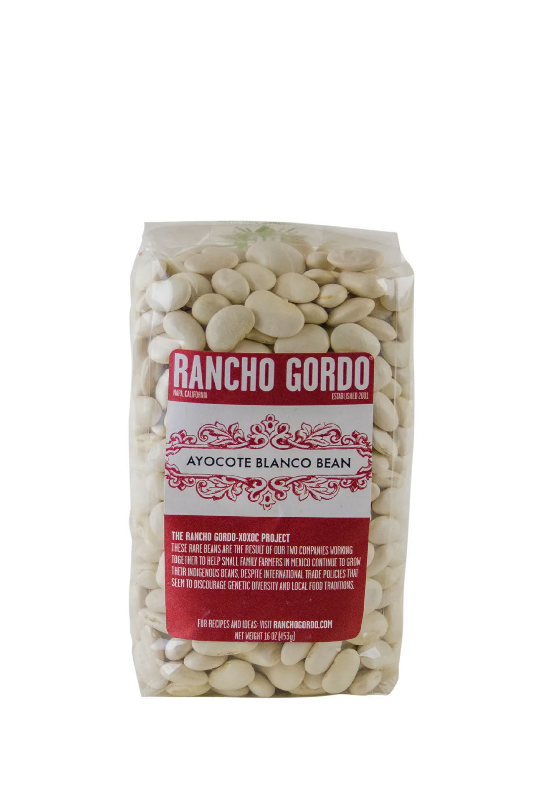 Rancho Gordo - Ayocote Blanco - Heirloom Bean