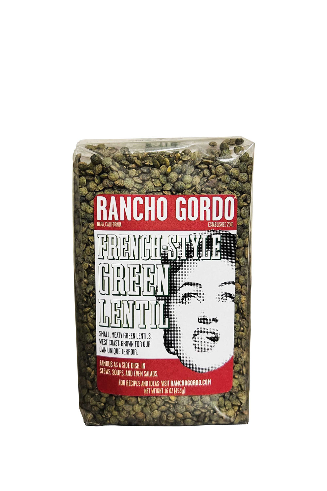 Rancho Gordo - French Style Green Lentil - Heirloom Bean