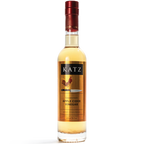 Bottle of KATZ Gravenstein Apple Cider Vinegar on a transparent background.