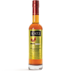Bottle of KATZ Late Harvest Sauvignon Blanc Agrodolce Vinegar on a transparent background.