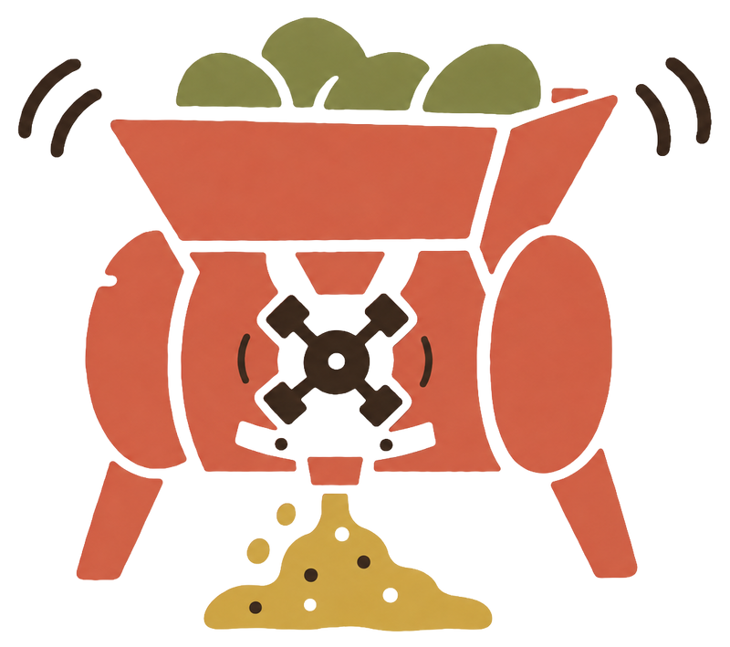 Olive crusher