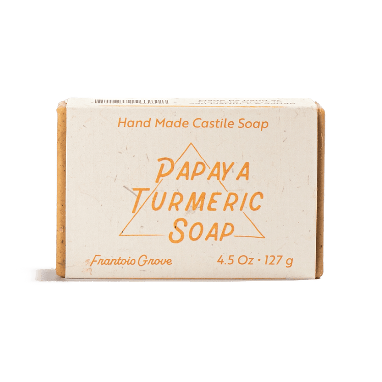 Papaya Turmeric Soap - Bar soap - Frantoio Grove