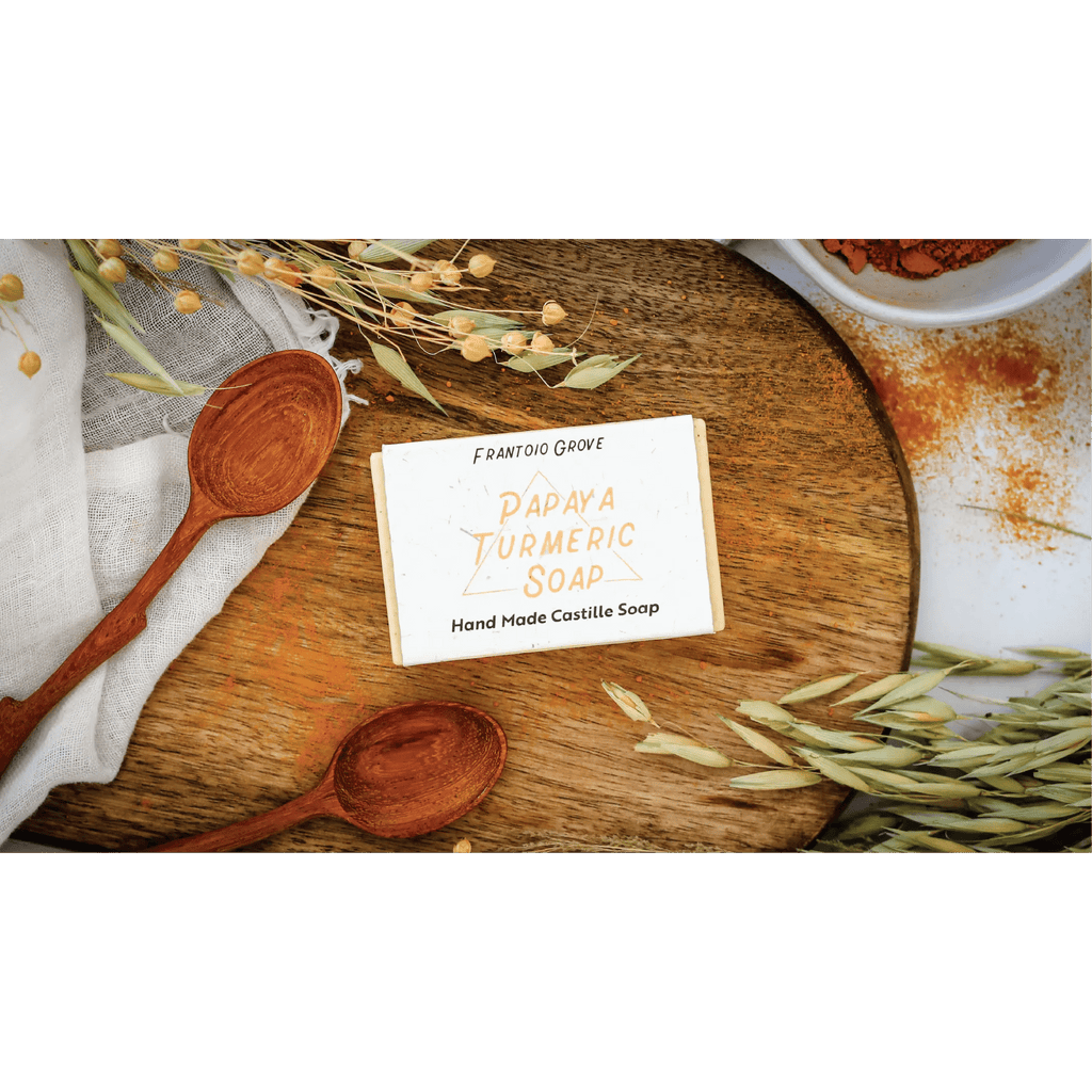 Papaya Turmeric Soap - Bar soap - Frantoio Grove