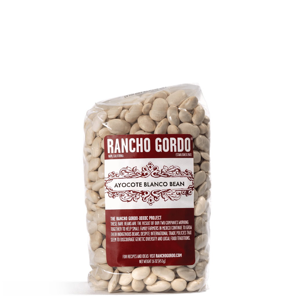 Rancho Gordo - Ayocote Blanco - Heirloom Bean - Dry Beans - Frantoio Grove