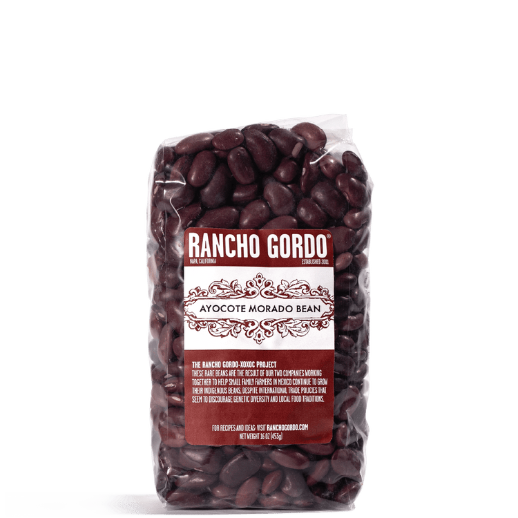 Rancho Gordo - Ayocote Morado - Heirloom Bean - Dry Beans - Frantoio Grove