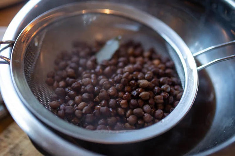 Rancho Gordo - Black Garbanzo Bean - Heirloom Bean - Dry Beans - Frantoio Grove