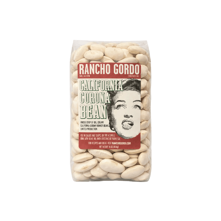 Rancho Gordo - California Corona - Heirloom Bean - Dry Beans - Frantoio Grove