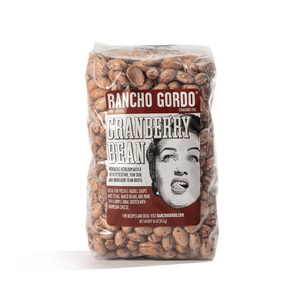 Rancho Gordo - Cranberry Bean - Heirloom Bean - Dry Beans - Frantoio Grove