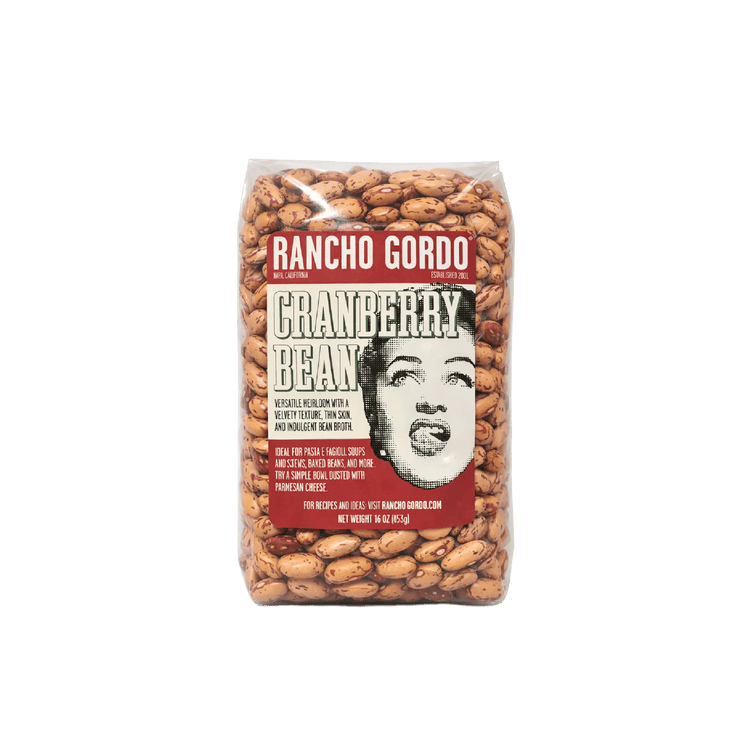 Rancho Gordo - Cranberry Bean - Heirloom Bean - Dry Beans - Frantoio Grove