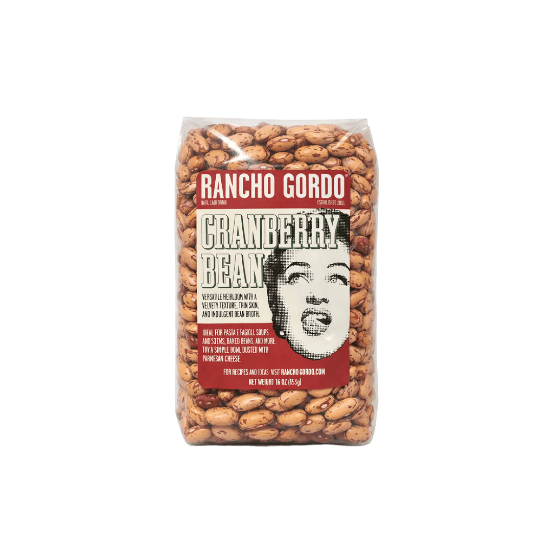 Rancho Gordo - Cranberry Bean - Heirloom Bean - Dry Beans - Frantoio Grove