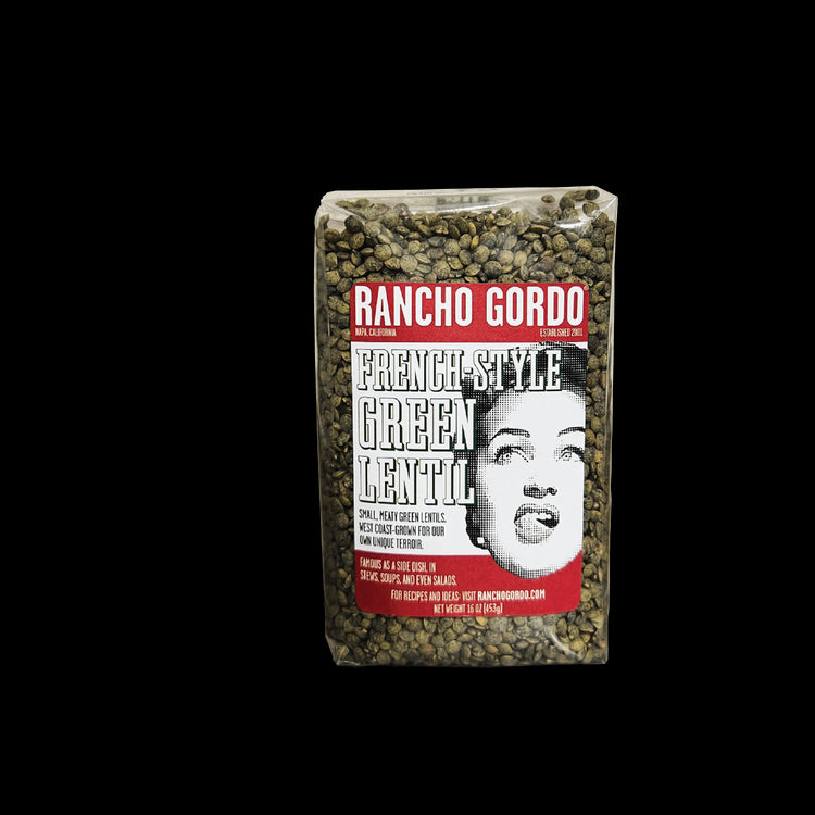 Rancho Gordo - French Style Green Lentil - Heirloom Bean - Dry Beans - Frantoio Grove