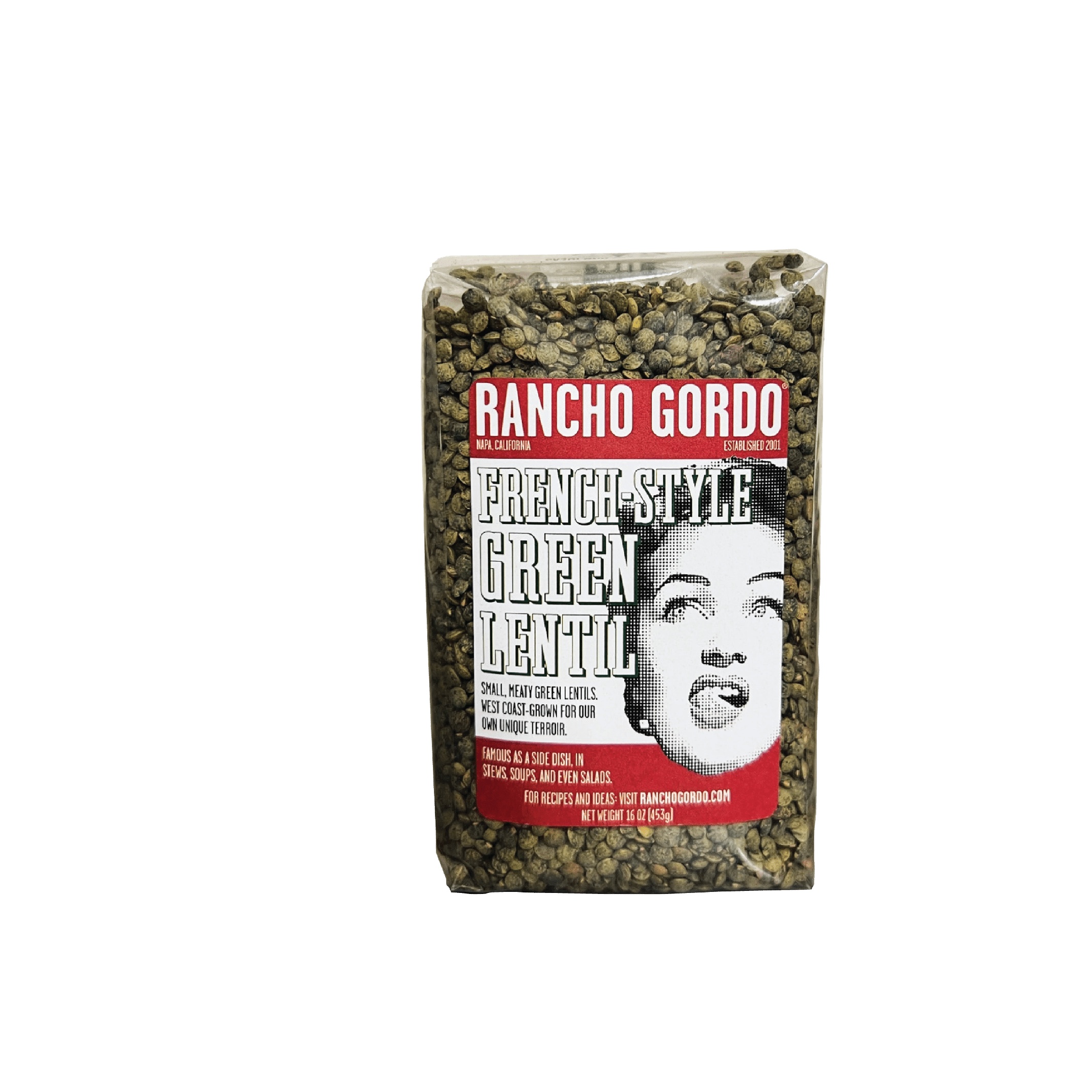 Rancho Gordo - French Style Green Lentil - Heirloom Bean - Dry Beans - Frantoio Grove