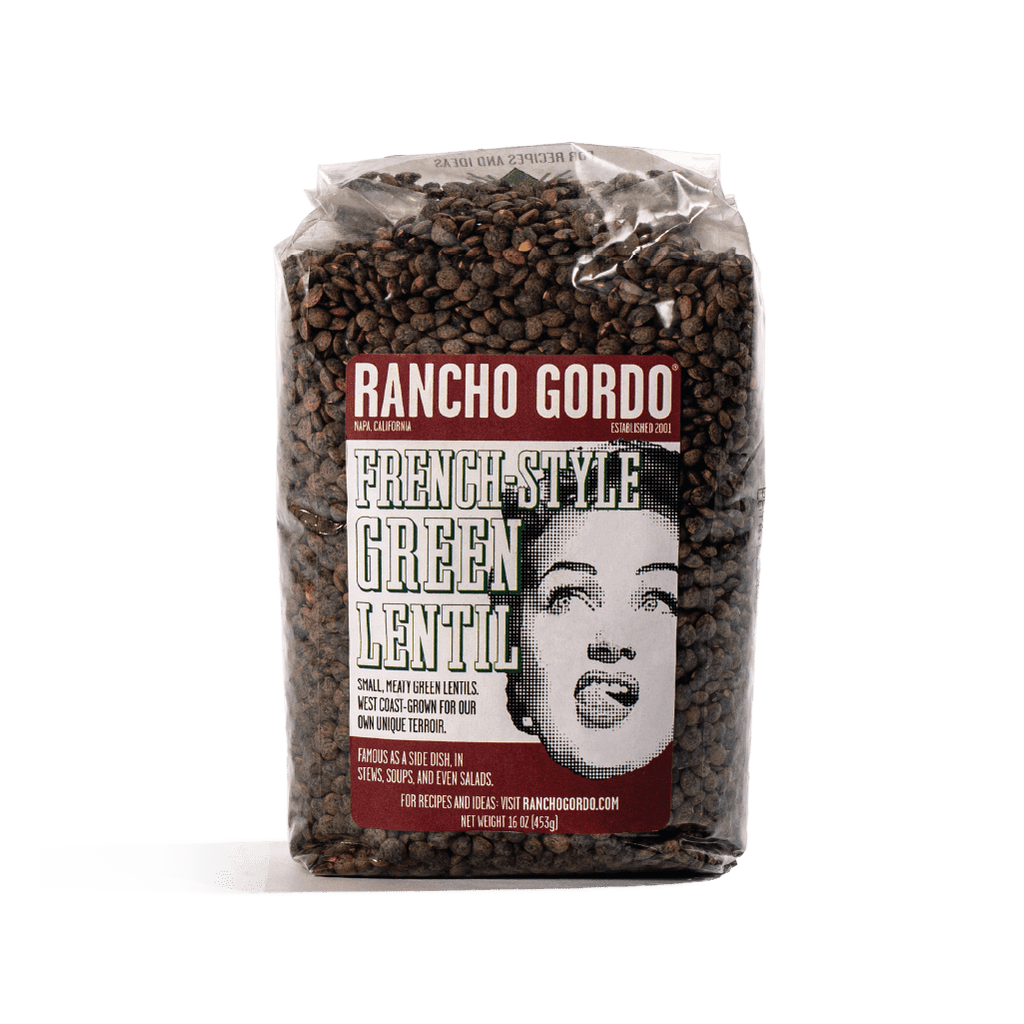 Rancho Gordo - French Style Green Lentil - Heirloom Bean - Dry Beans - Frantoio Grove