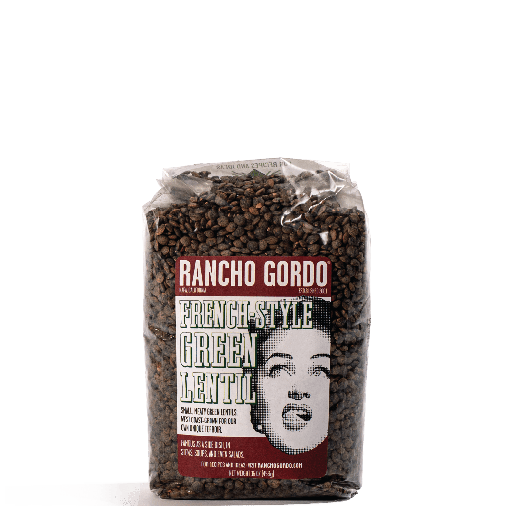 Rancho Gordo - French Style Green Lentil - Heirloom Bean - Dry Beans - Frantoio Grove