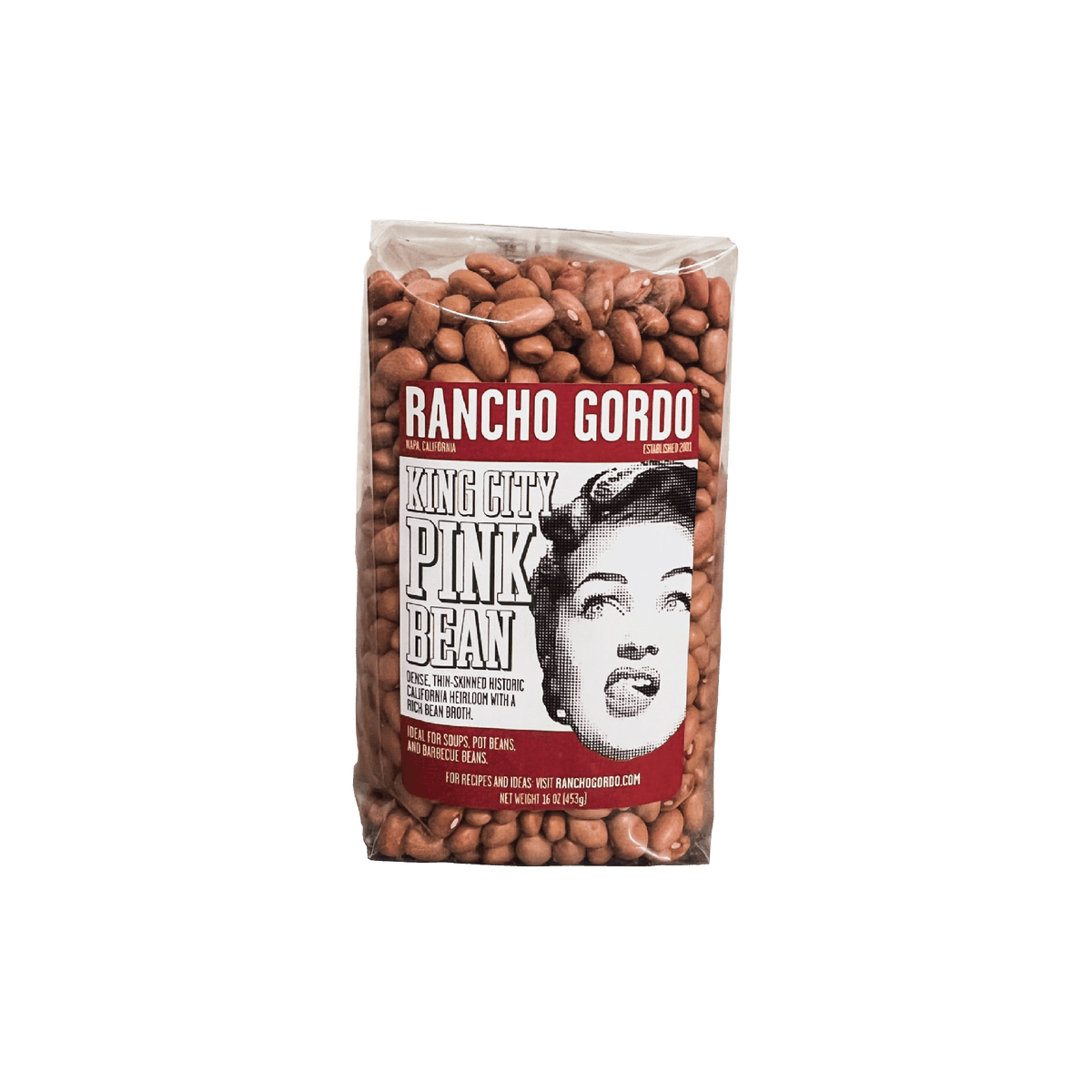 Rancho Gordo - King City Pink - Heirloom Bean - Dry Beans - Frantoio Grove