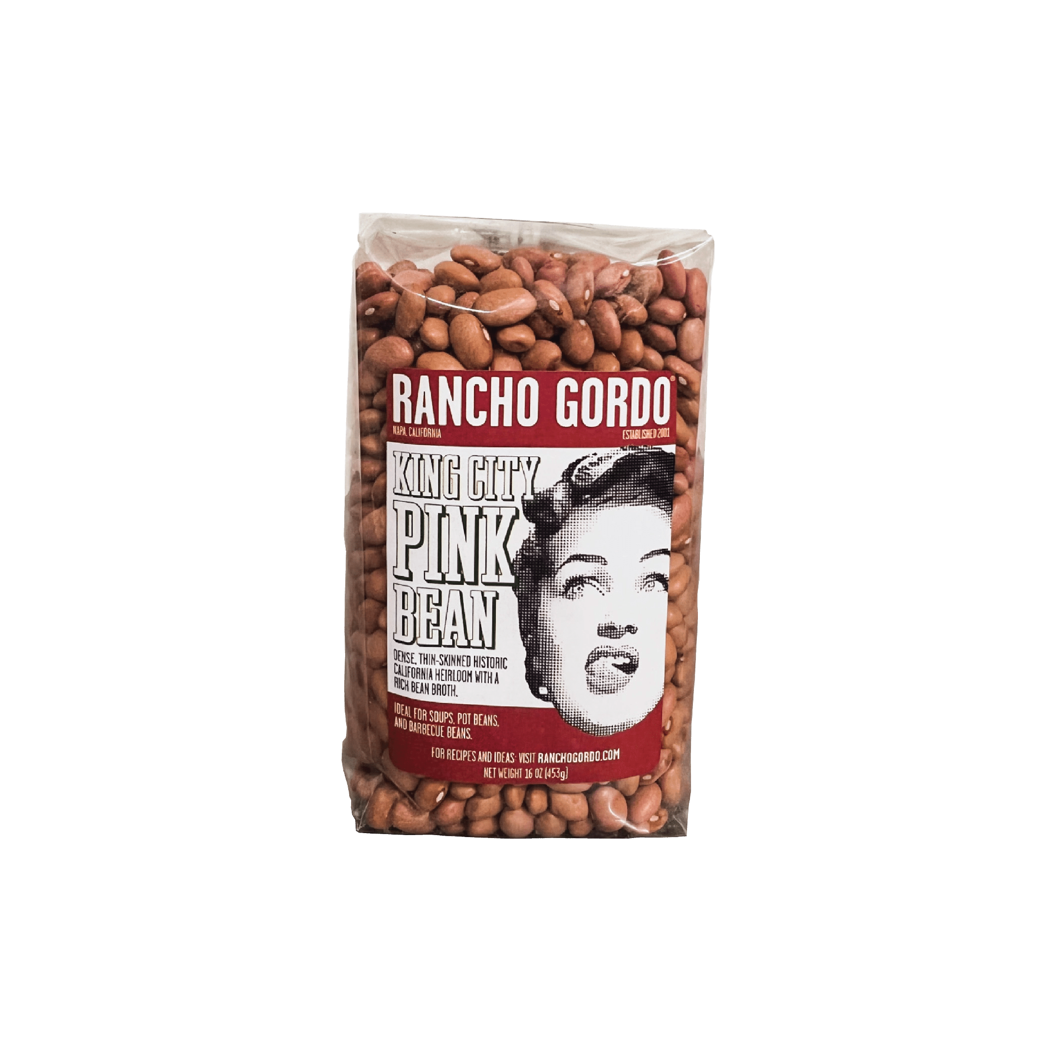 Rancho Gordo - King City Pink - Heirloom Bean - Dry Beans - Frantoio Grove