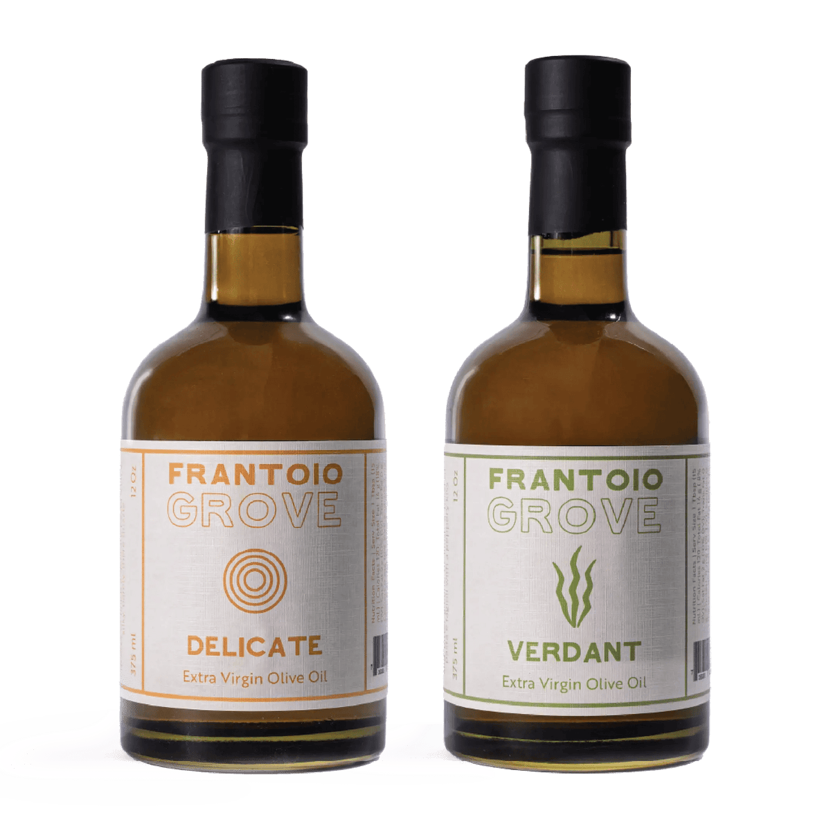The Verdant + Delicate Pair - Olive oil - Frantoio Grove